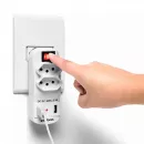 Adaptador Carregador USB Com 2 Tomadas e 2 Portas USB Intelbras EAC 1002