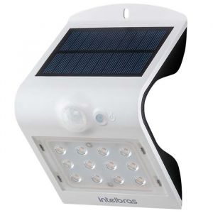 Arandela Solar LED Sem Fio Acionamento Automático ASI 220 Intelbras Luz Amarela