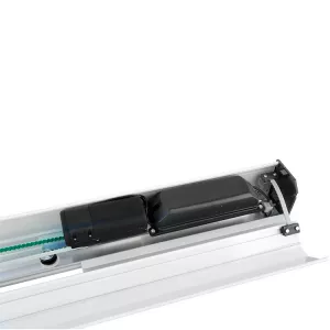 Automatizador de Porta Social Brushless Tore Caxilhada 2 Folhas 3 Metros 220V Branca 150KG