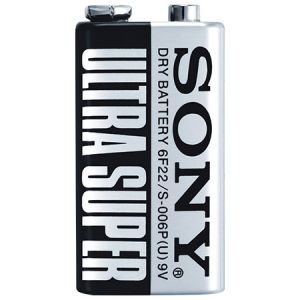 Bateria 9V Sony Zinco/Carvão Shrink