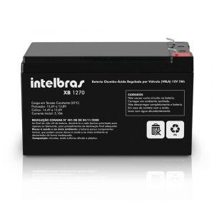 Bateria Chumbo-ácido XB 1270 Intelbras p/ NoBreak 12V 7Ah
