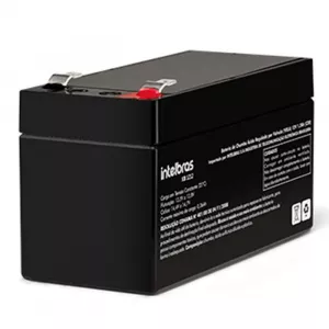 Bateria Para Alarme de Incêndio Intelbras XB 1212 Chumbo-ácido 1,2Ah 12V
