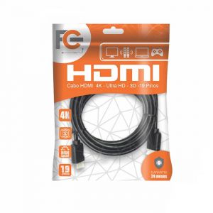 Cabo HDMI 10 Metros 4K Ultra HD 3D - FC