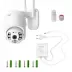 Câmera IP Sem Fio Mini Speed Dome Wi-Fi Starcolor Full HD 1080p Infravermelho Colorido IP66