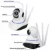 Câmera IP WiFi Robô C/ Áudio e Rastreamento de Movimento 1080p Full HD Pan/Tilt