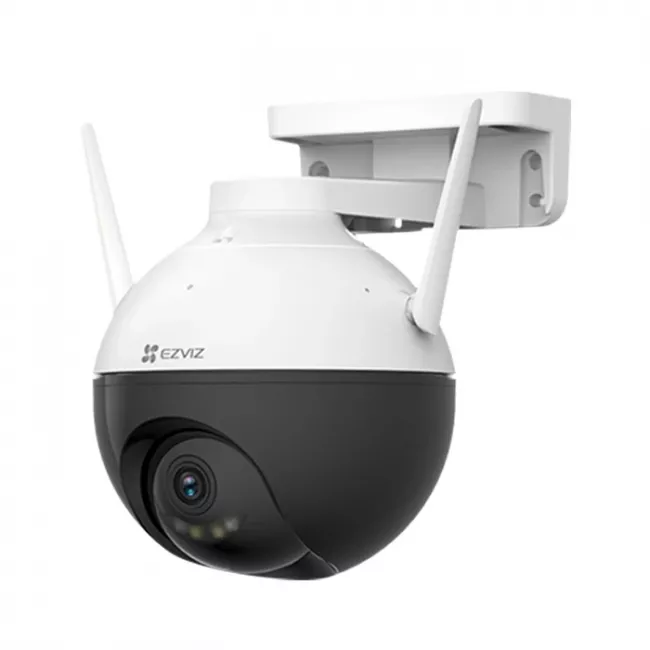 Câmera Wi-Fi Panorâmica 360º c/ Inteligência Artificial CS-C8W Ezviz Resolução 2K Visão Noturna Colorida