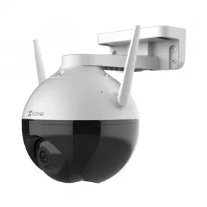 Câmera Wi-Fi Panorâmica 360º c/ Inteligência Artificial CS-C8W Ezviz Resolução 2K Visão Noturna Colorida