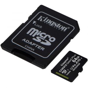 Cartão de Memória Kingston Micro SD 64GB Canvas Select Plus Classe 10