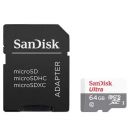 Cartão de Memória Micro SD 64GB SanDisk Classe 10 Á Prova D'água