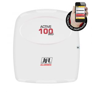 Central de Alarme Monitorável Active 100 BUS Modular Para Até 99 Zonas JFL