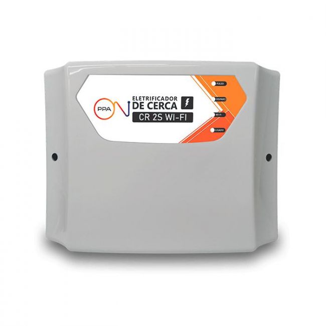 Central de Cerca Elétrica GCP CR 2S Smart ON WiFi Eletrificador PPA Controlado Por Aplicativo