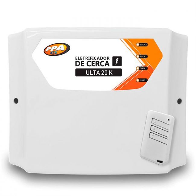 Central de Cerca Elétrica GCP Ultra 20K Smart On WiFi Eletrificador Controlado Por Aplicativo