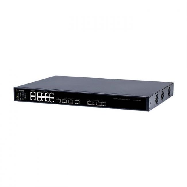 Concentrador de Interfaces de Dados OLT 4 Portas EPON e 8 Portas Gigabit Ethernet OLT 4840 E Intelbras