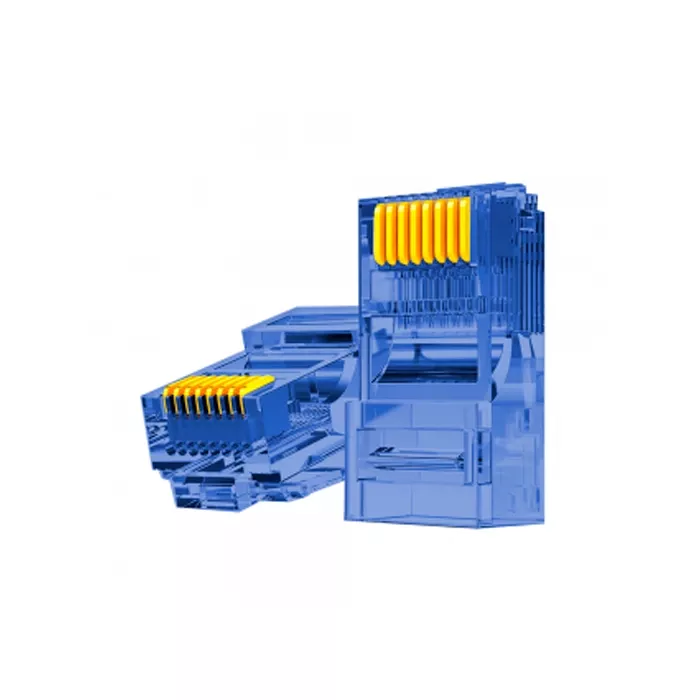 Conector RJ45 CAT5e Azul - FC Fontes