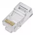 Conector RJ45 CAT6 de Passagem EZ Crimp - FC Fontes
