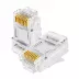 Conector RJ45 CAT6 de Passagem EZ Crimp - FC Fontes