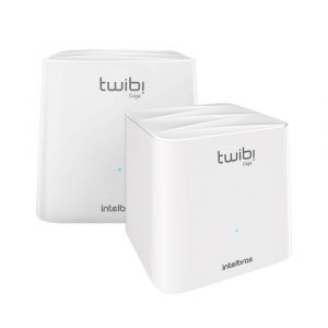 Conjunto 2 Roteadores Wi-Fi 5 Mesh Twibi GIGA + Intelbras (AC 1200)