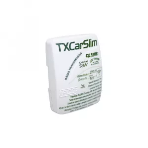 Controle Remoto TX Car Slim RCG Transmissor Code Learn 433MHz 