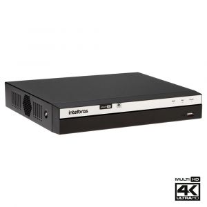 DVR Intelbras MHDX 5208 Gravador Digital de Vídeo 8 Canais 4K Ultra HD