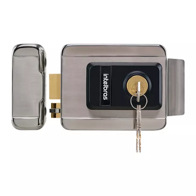 Fechadura Elétrica de Sobrepor FX 2000 Inox Intelbras
