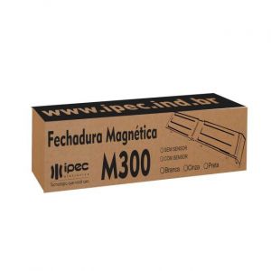 Fechadura Eletromagnética Com Suporte M300 Eletroímã IPEC