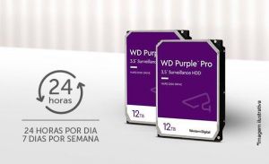 HD Western Digital 12TB WD Purple Surveillance SATA WD121PURP