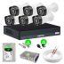 Kit 6 Câmeras de Segurança Full HD Completo c/ DVR 8 Canais MHDX 1208 Intelbras