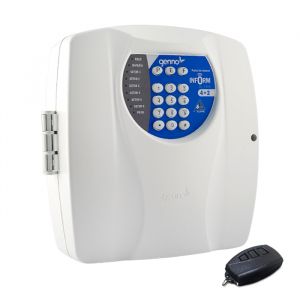 Kit Alarme Residencial e Comercial Completo c/ 7 Sensores e Central Genno c/ Discadora Telefônica