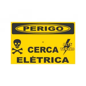  Kit Cerca Elétrica Genno Nice 100 Metros de Muro C/ Alarme 5 Sensores Sem Fio Magnético e IVP