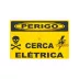  Kit Cerca Elétrica Genno Nice 100 Metros de Muro C/ Alarme 5 Sensores Sem Fio Magnético e IVP