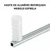  Kit Cerca Elétrica Genno Nice 100 Metros de Muro C/ Alarme 5 Sensores Sem Fio Magnético e IVP