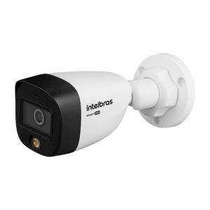 Kit CFTV Intelbras 4 Canais Sistema de Vigilância c/ Câmeras Full Color de Segurança 1080p