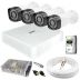 Kit Com 4 Câmeras de Segurança Full HD 1080p Infravermelho e DVR Híbrido Citrox 5MP
