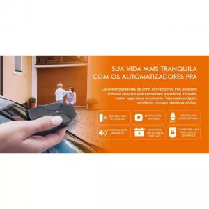 Kit Motor de Portão Eletrônico Basculante BV Home Custom PPA Acionamento 1,50M