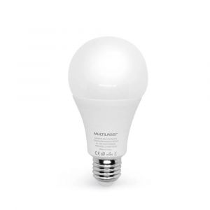 Lâmpada Smart LED Bulbo Inteligente Colorida Dimerizável Wi-Fi Multilaser Liv