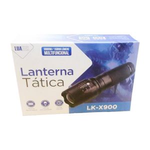 Lanterna LED Bateria Recarregável Tática Multifuncional 58000W 