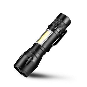 Mini Lanterna LED Recarregável Carregador USB
