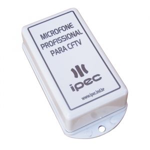 Microfone Profissional IPEC Para Sistema de Monitoramento CFTV
