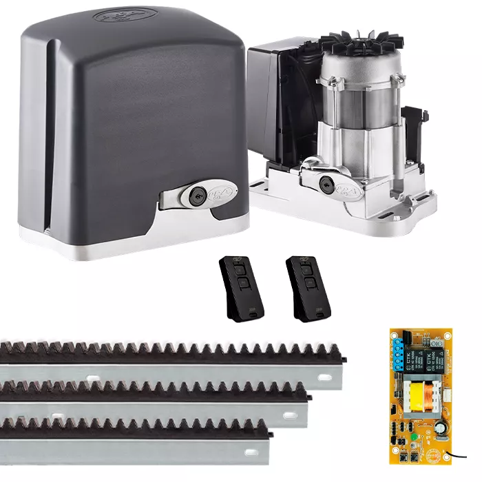 Motor de Portão PPA Kit Automatizador Deslizante 1/3 HP DZ Rio 500 KL