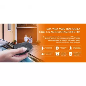 Motor de Portão PPA Kit Automatizador Deslizante 1/3 HP DZ Rio 500 KL