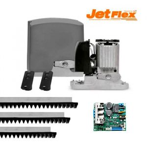 Motor de Portão Rápido Kit Automatizador Deslizante 1/4 HP DZ Rio 500 Jet Flex PPA