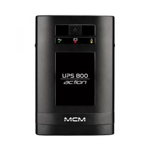 NoBreak MCM UPS 800VA Action 1.2 Mono 220V Entrada p/ Bateria Externa 