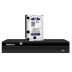 NVR Gravador de Vídeo NVD 1404 Intelbras 4 Canais 4K c/ HD 1TB WD Purple