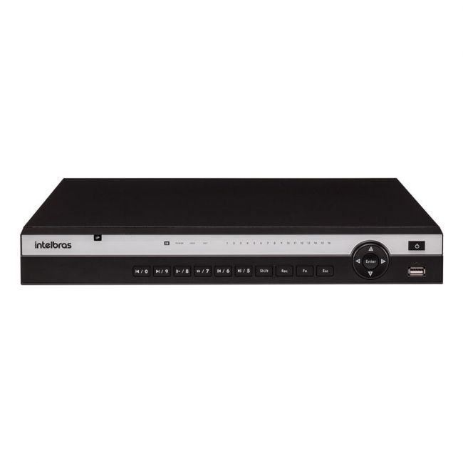 NVR Gravador Digital de Vídeo em Rede 16 Canais IP PoE NVD 3116 P Intelbras