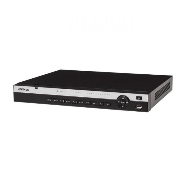 NVR Gravador Digital de Vídeo em Rede 16 Canais IP 4K Ultra HD 8MP Intelbras NVD 3316 Plus