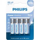 Pilhas Alcalinas AAA Philips c/ 4 Unidades 