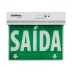 Placa de Sinalização SAÍDA Com Led Face Única PSA 125 Intelbras