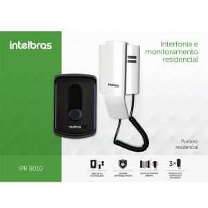 Porteiro Eletrônico Interfone IPR 8010 Intelbras