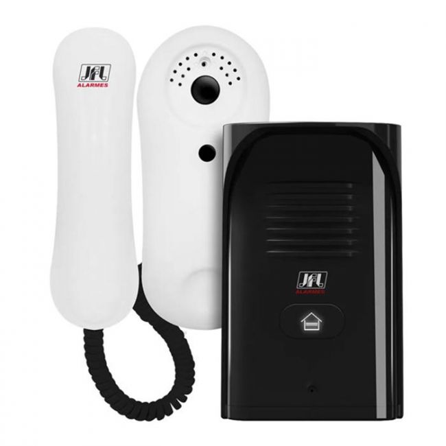 Porteiro Eletrônico IRT-4000 JFL Interfone Residencial Tecla Emborrachada e Iluminada