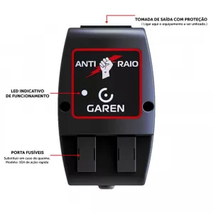 Protetor Anti Raio Para Equipamentos Eletrônicos - Garen
